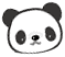 安心するパンダの画像